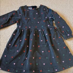 Stella McCartney Kids Heart Print Dress - Multicolor on Gray